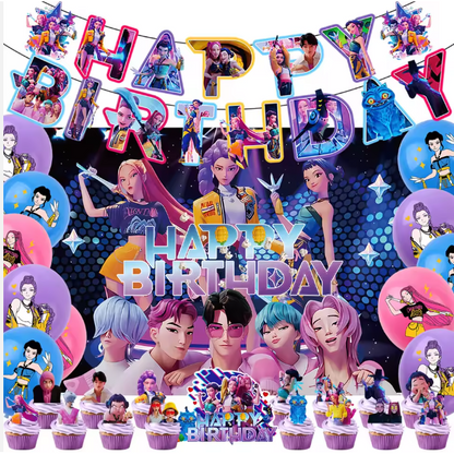 K-Pop Demon Hunter Theme Birthday Party Bundle