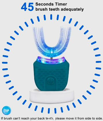 YuvaBrush™ U-Shaped Electric Auto Toothbrush