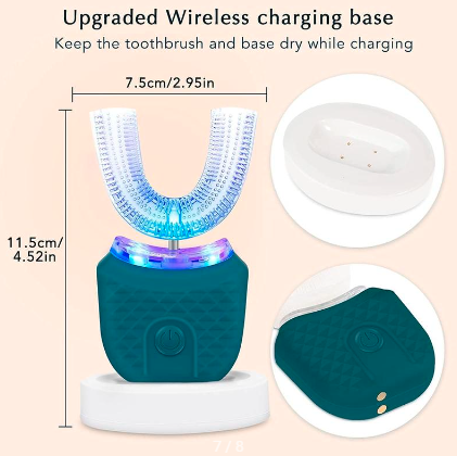YuvaBrush™ U-Shaped Electric Auto Toothbrush