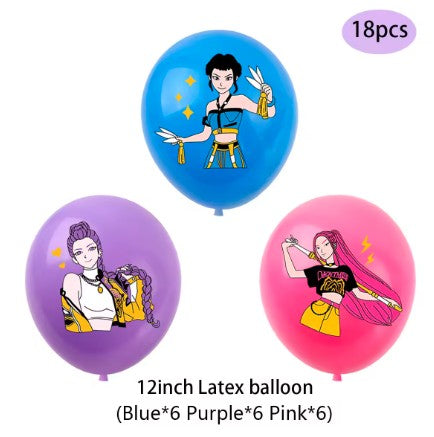 K-Pop Demon Hunter Theme Birthday Party Bundle