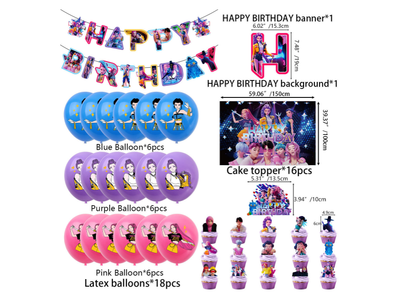K-Pop Demon Hunter Theme Birthday Party Bundle