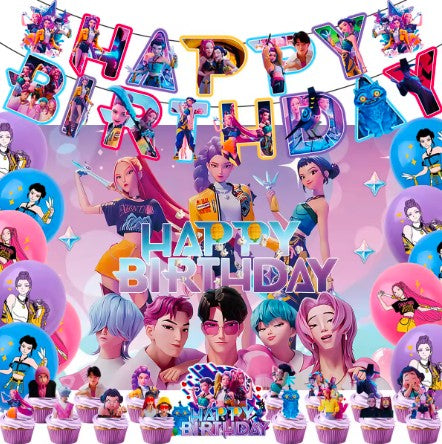 K-Pop Demon Hunter Theme Birthday Party Bundle