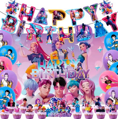K-Pop Demon Hunter Theme Birthday Party Bundle