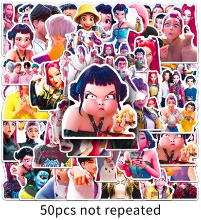 K-Pop Demon Hunters Sticker Pack (50pcs)