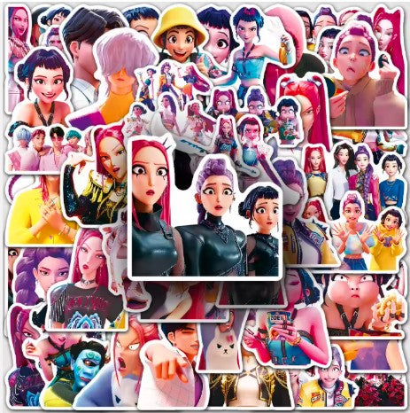 K-Pop Demon Hunters Sticker Pack (50pcs)